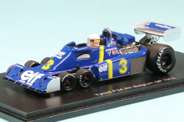 260717 スパーク 1/43 ティレル P34 No.3 ベルギーGP 1976 4位 ジョディ・シェクター S7305