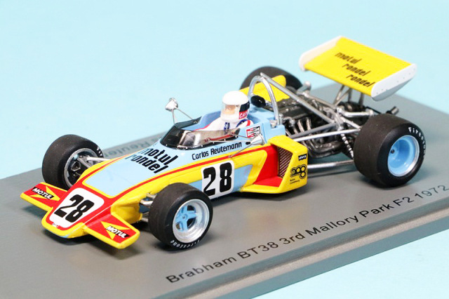 スパーク 1/43 ブラバム BT38 F2 マロリーパーク 1972 3rd C.ロイテマン　S7435