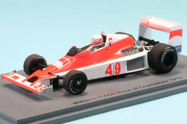 スパーク 1/43 ウィリアムズ FW06 No.49 レース・オブ・チャンピオンズ 1979 ジャコモ・アゴスチーニ S7472