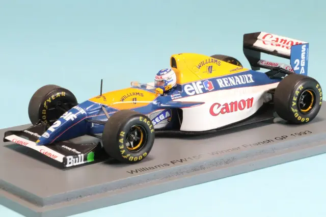[予約] スパーク 1/43 ウィリアムズ FW15C No.2 1993 フランス GP ウィナー アラン プロスト　S7476