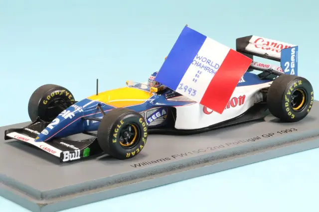 スパーク 1/43 ウィリアムズ FW15C No.2 ポルトガルGP 1993 2nd アラン・プロスト　S7477