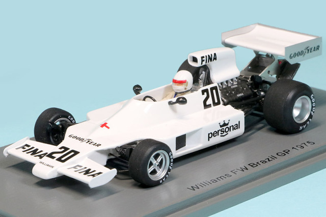 スパーク 1/43 ウィリアムズ FW ブラジルGP 1975 A.メルツァリオ　S7485