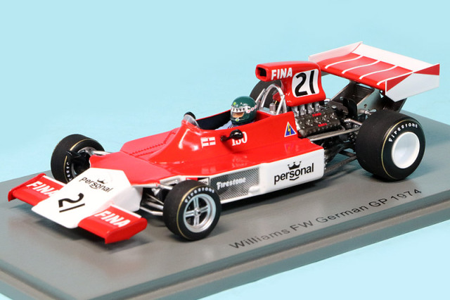 スパーク 1/43 ウィリアムズ FW ドイツGP 1974 J.ラフィー　S7579