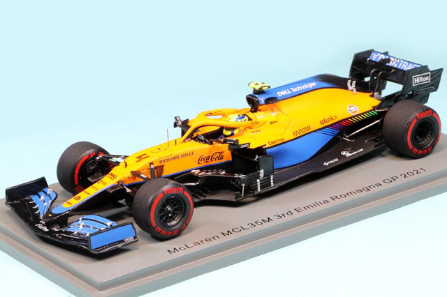 スパーク 1/43 マクラーレン MCL35M エミリオロマーニャ GP 2021 3rd L.ノリス　S7671