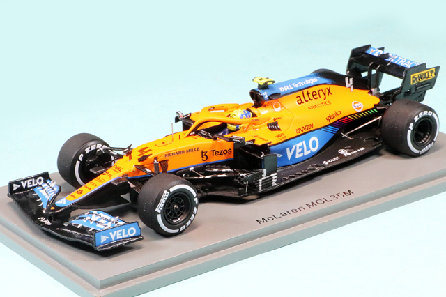 スパーク 1/43 マクラーレン MCL35M No.4 2021 F1 アブダビGP  