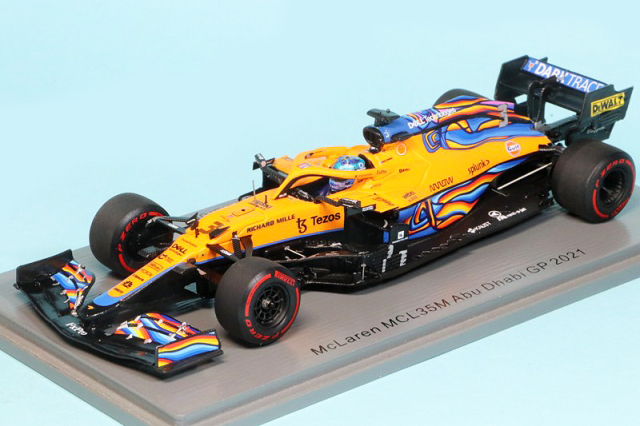 スパーク 1/43 マクラーレン MCL35M アブダビGP 2021 D.リカルド　S7854