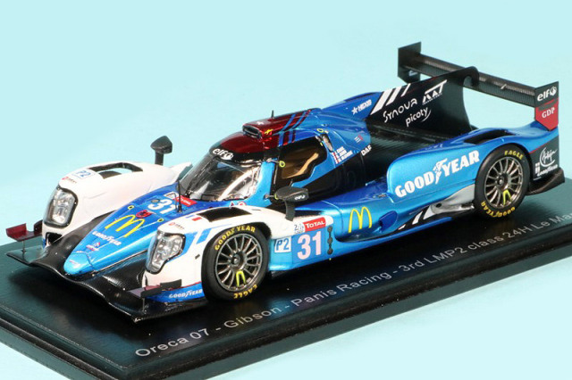 スパーク 1/43 オレカ 07 ギブソン "Panis Racing" ルマン 24h 2020 LMP2クラス 3rd No.31　S7971