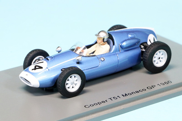 スパーク 1/43 クーパー T51 モナコGP 1960 R.サルヴァドーリ　S8048