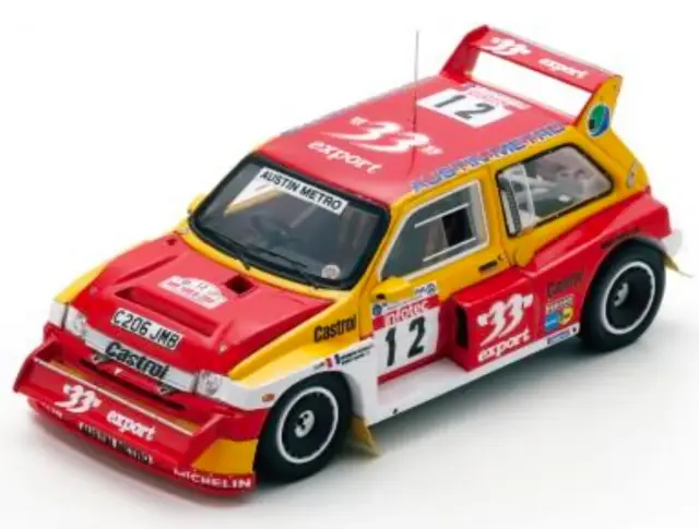 [予約] スパーク 1/43 MG メトロ 6R4 No.12 ツール・ド・コルス 1986 D. オリオール - B. オチェリ　S8163