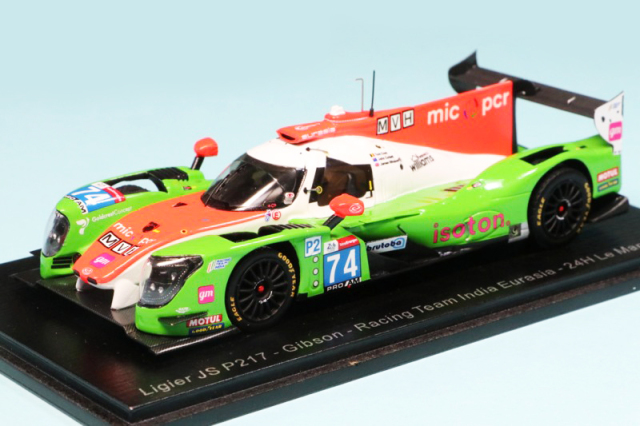 スパーク 1/43 リジェ JS P217 ギブソン ルマン 24h 2021 No.74　S8257