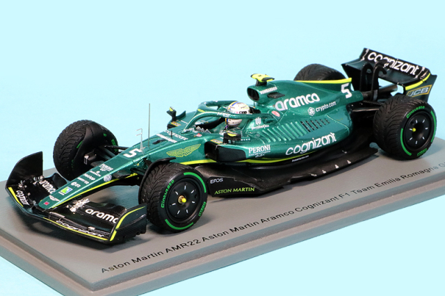 スパーク 1/43 アストン マーチン アラムコ コグニザント AMR22 エミリアロマーニャGP 2022 S.ベッテル　S8530