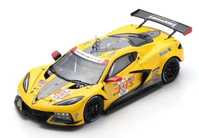 スパーク 1/43 シボレー コルベット C8.R No.33 コルベット レーシング LM GTE AMクラス ルマン 24h 2023 ウィナー　S8760