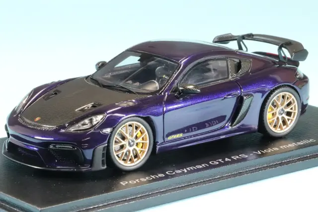 スパーク 1/43 ポルシェ ケイマン GT4 RS ヴィオラメタリック　S8782