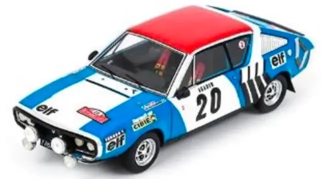 [予約] スパーク 1/43 ルノー 17 No.20 5位 ラリー・モンテカルロ 1975 J-F.ピオ / J.デ・アレクサンドリス　S6193
