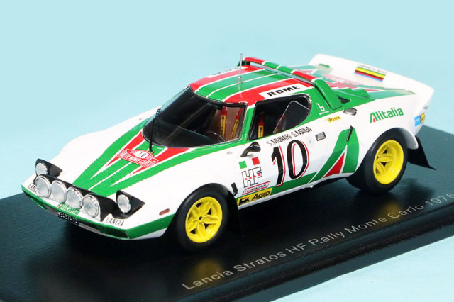 スパーク 1/43 ランチア ストラトス HF モンテカルロラリー 1976 Winner No.10　S9082