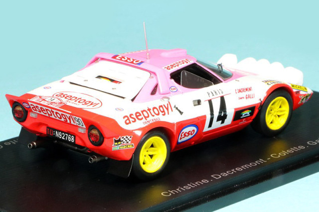 スパーク 1/43 ランチア ストラトス HF モンテカルロラリー 1977
