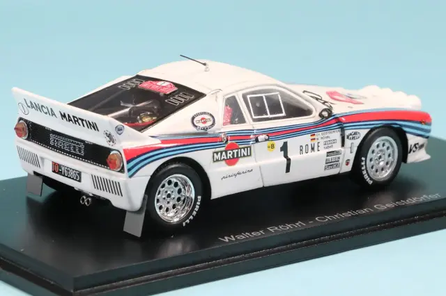 スパーク 1/43 ランチア 037 ラリー モンテカルロ ラリー 1983 No.1