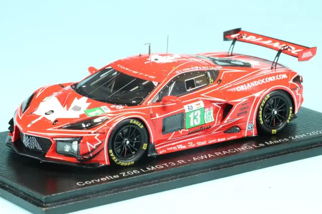 スパーク 1/43 コルベット Z06 LMGT3.R No.13 AWA RACING ルマン 2025 O. Fidani - L. Kern - M. Bell S9290