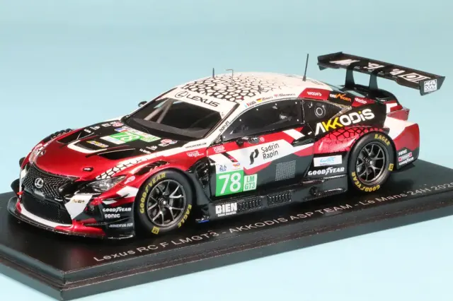 スパーク 1/43 レクサス RC F LMGT3 No.78_AKKODIS ASP TEAM ルマン 2025 A. Robin - J. Hawksworth - F. Gehrsitz　S9300