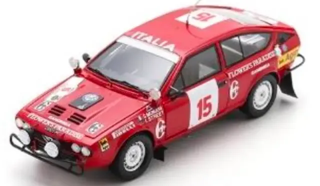 [予約] スパーク 1/43 アルファロメオ GTV6 No.15 サファリ・ラリー 1983 S.ムナリ / I.ストリート　S9352