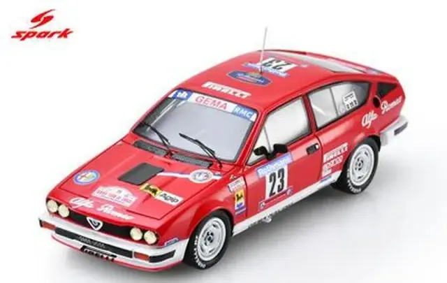 [予約] スパーク 1/43 アルファ ロメオ GTV6 No.23 5位 ツール・ド・コルス 1985 Y.ルーベ - J-B.ヴュー　S9358