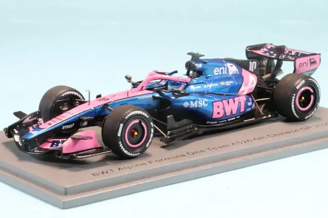 スパーク 1/43 BWT アルピーヌ フォーミュラワン チーム A526 No.10 6位 中国GP 2026 ピエール・ガスリー　S9366