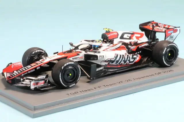 スパーク 1/43 TGR ハース F1チーム VF-26 No.87 日本GP 2026 オリバー・ベアマン　S9387