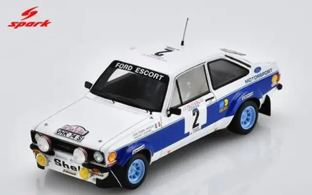[予約] スパーク 1/43 フォード エスコート RS1800 No.2 ツール・ド・コルス 1977 J-P.ニコラ - V.ラベルヌ　S9458