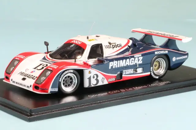 スパーク 1/43 クーガー C20 No.13 ルマン 1988 P.-H.ラファネル / M.フェルテ S9506