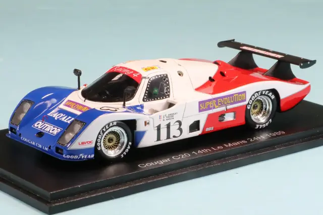 スパーク 1/43 クーガー C20 No.113 14位 ルマン 1989 J.-C.アンドリュエ / P.ファルジョン / S.カスヤ　S9508
