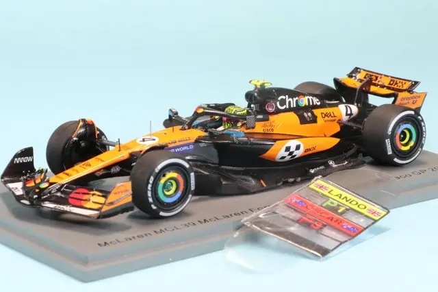 スパーク 1/43 マクラーレン MCL39 No.4 モナコGP 2025 ウィナー ランド・ノリス S9622
