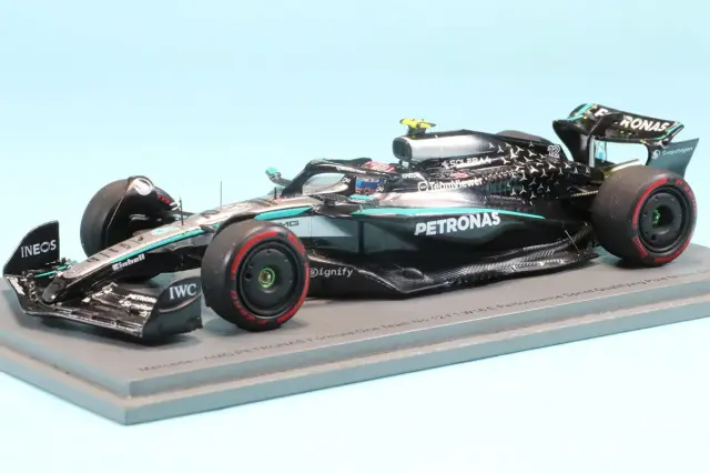 スパーク 1/43 メルセデス W16 No.12 メルセデスAMG ペトロナス マイアミGP 2025 スプリント予選ポール キミ・アントネッリ　S9627