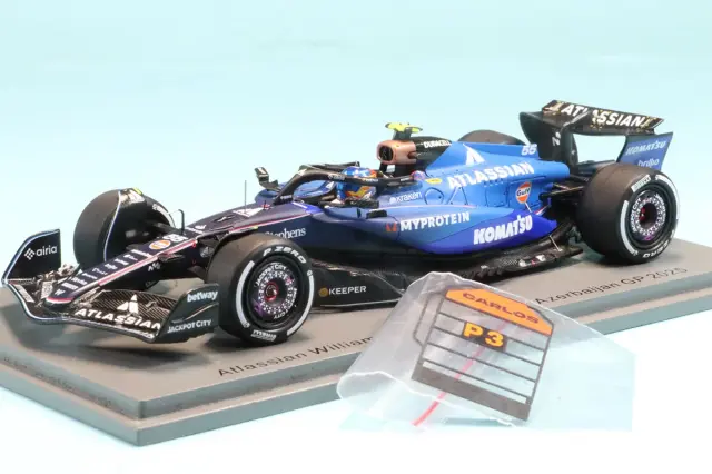 スパーク 1/43 ウィリアムズ FW47 No.55 ウィリアムズ・レーシング アゼルバイジャンGP 2025 3位 C.サインツ　S9633