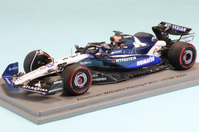 スパーク 1/43 ウィリアムズ FW47 No.23 ウィリアムズ・レーシング アメリカGP 2025 A.アルボン　S9644