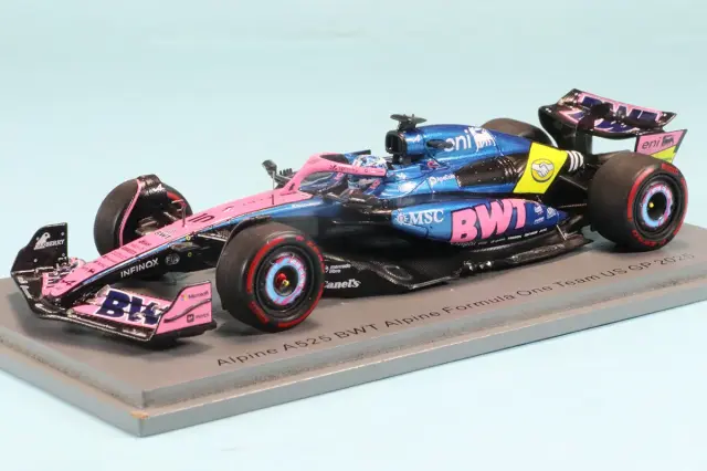 スパーク 1/43 アルピーヌ A525 No.10 BWT アルピーヌ F1チーム アメリカGP 2025 P.ガスリー S9668