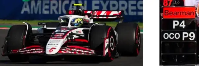 [予約] スパーク 1/43  マネーグラム ハース F1チーム VF25 No.87 2025 メキシコGP 4位 O.ベアマン　S9676