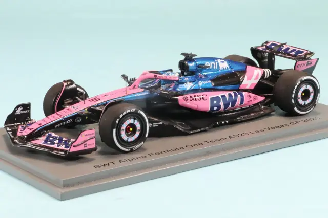 スパーク 1/43 アルピーヌ A525 No.10 BWT アルピーヌF1チーム アブダビGP 2025 P.ガスリー S9682