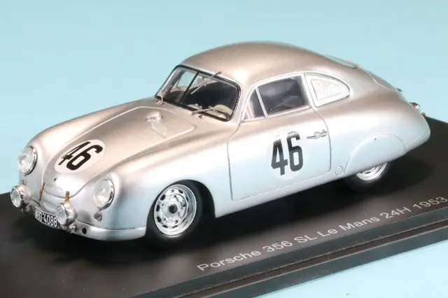 スパーク 1/43 ポルシェ 356 No.46 ルマン 1953 G.オリヴィエ / E.マルタン　S9705