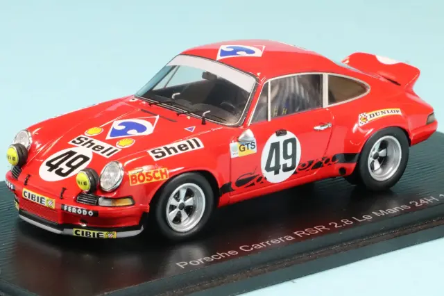 スパーク 1/43 ポルシェ カレラ RSR 2.8 No.49 ルマン 1973 J.エグルトー / J.-C.ラニエ　S9786