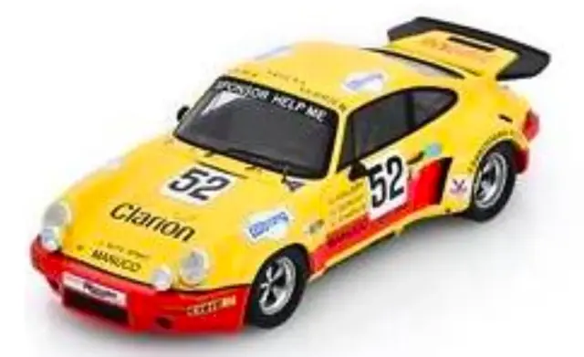 [予約] スパーク 1/43 ポルシェ カレラ RSR 3.0 No.52 1975 ルマン W.ヴォレリー／R.ドルシー／E.シャピュイ　S9802