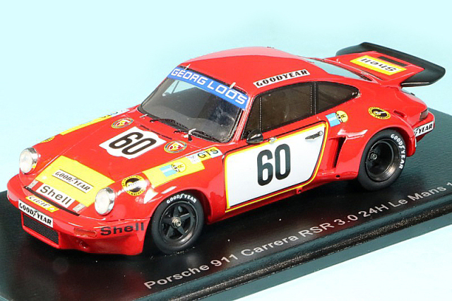スパーク 1/43 ポルシェ 911 カレラ RSR 3.0 ルマン 24h 1975 No.60　S9804