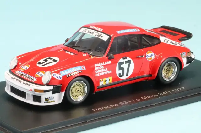 260429　スパーク 1/43 ポルシェ 934 No.57 ルマン 1977 Ｗ・ブライヤール／Ｇ・オルテガ／Ｎ・クーブ　S9829