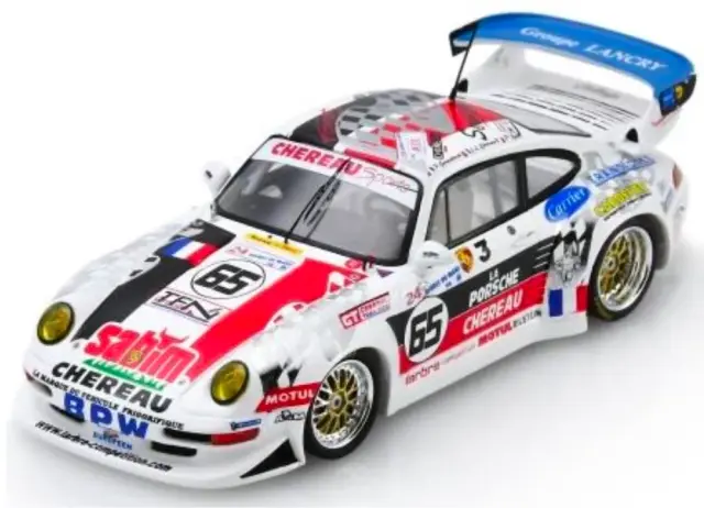 [予約] スパーク 1/43 ポルシェ GT2 No.65 ルマン 1999 P.イヴェール / P.グーズラール / J.L.シェロー S9931
