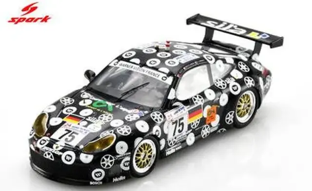 [予約] スパーク 1/43 ポルシェ 996 GT3 R No.75 27位 24H ルマン 2000 G. ジャネット - M. ブロックマン - M. ラウアー　S9940