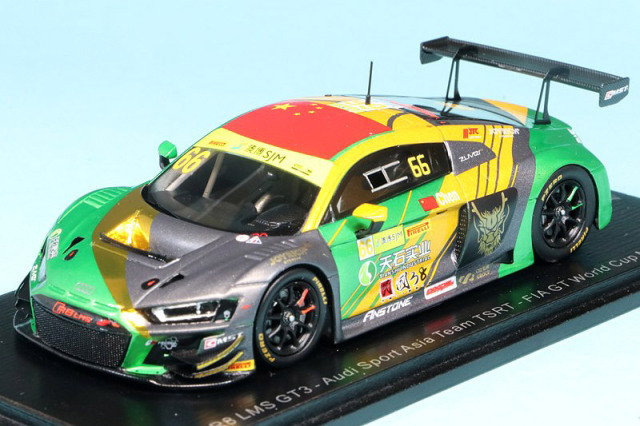 スパーク 1/43 アウディ R8 LMS FIA GT World Cup Macau 2019 No.66　SA221