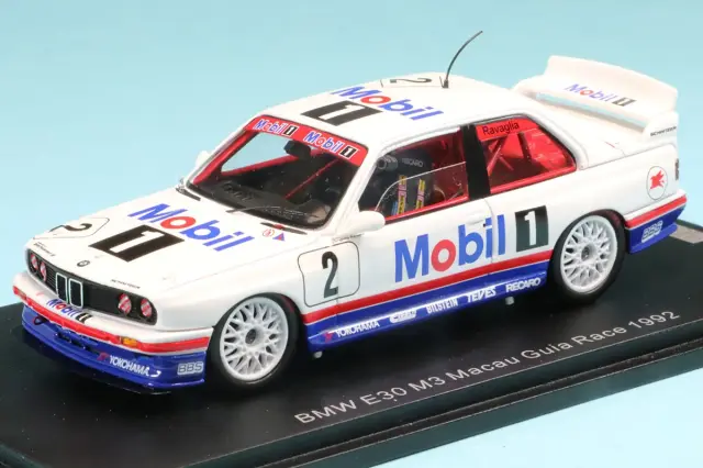 スパーク 1/43 BMW E30 モービル1 マカオギアレース 1992 No.2 ロベルト・ラヴァーリア SA249