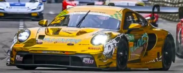 [予約] スパーク 1/43 ポルシェ 911 GT3 R (992) No.22 SCHUMACHER CLRT マカオGTカップ FIA GTワールドカップ 2025 3位 ローリン・ハインリッヒ SA306