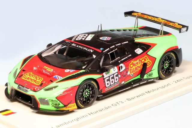 スパーク 1/43 ランボルギーニ ウラカン GT3 スパ 24h 2016 No.666　SB294