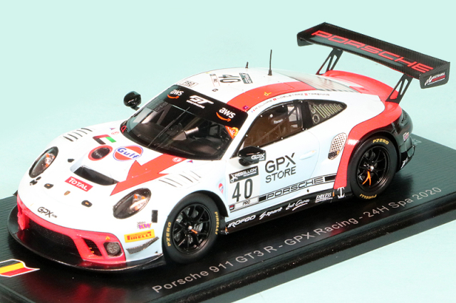 スパーク 1/43 ポルシェ 911 GT3 R スパ 24h 2020 No.40 SB378