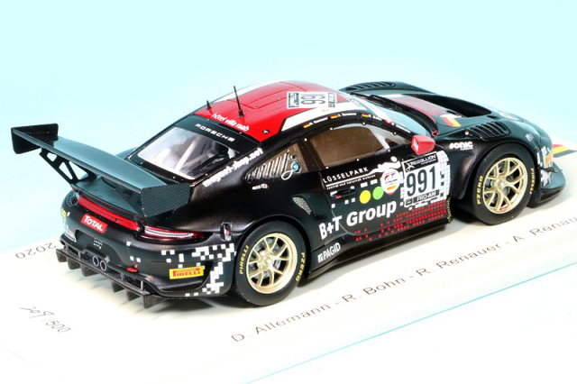 スパーク 1/43 ポルシェ 911 GT3 R スパ 24h 2020 No.991 SB395